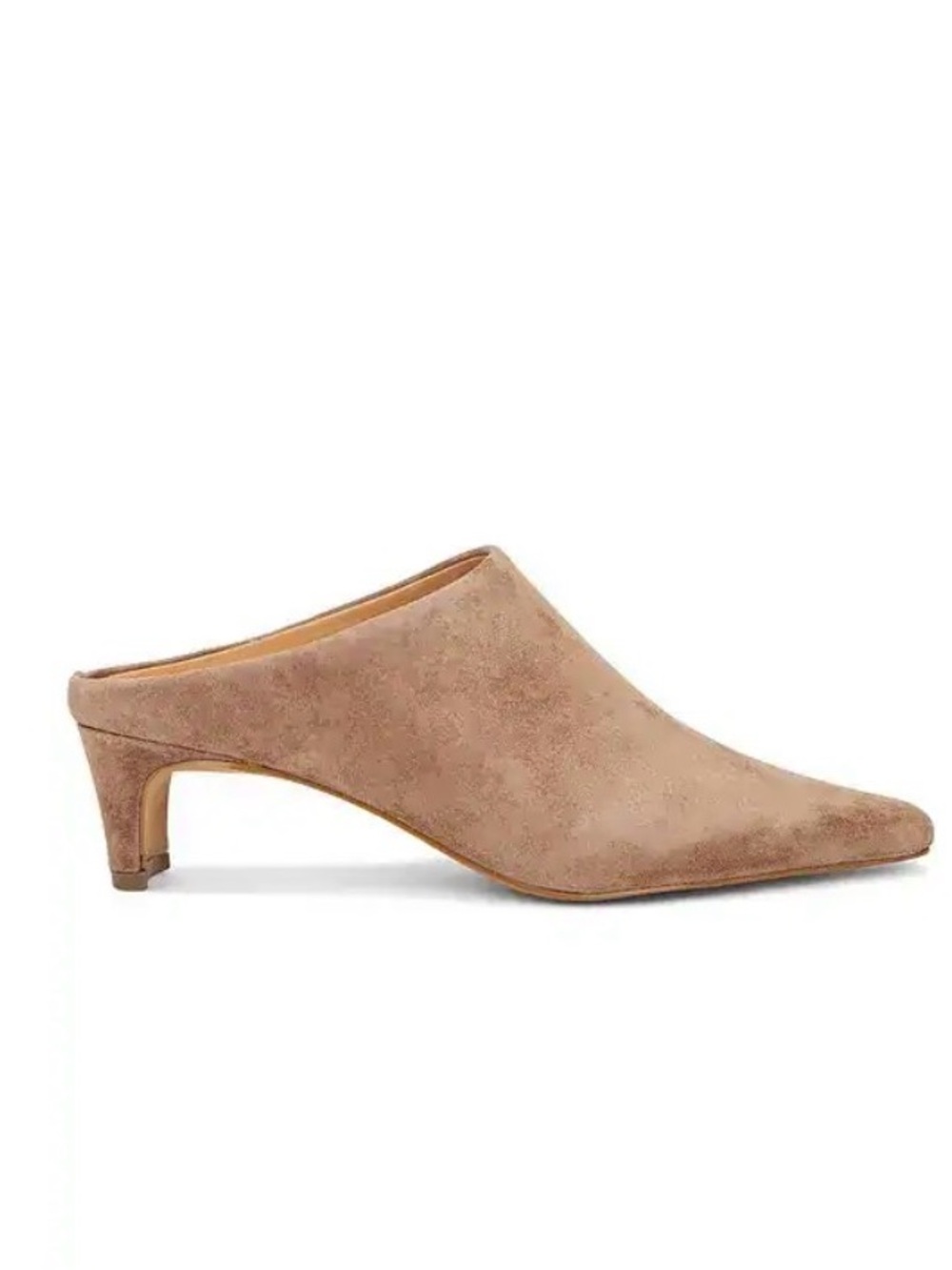 Steve Madden Taupe Suede Pointed-Toe Mule